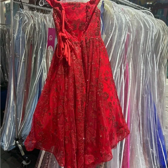 Tiffany & Co. Sparkling Red Formal Kids Dress